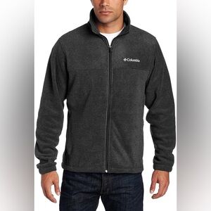 Columbia Granite Mountain Fleece Jacket Charcoal Heather Grey Sz. M